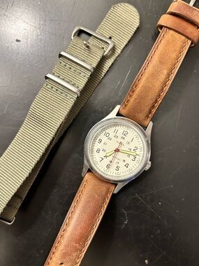 Timex x J. Crew Vintage Style Field Army Watch